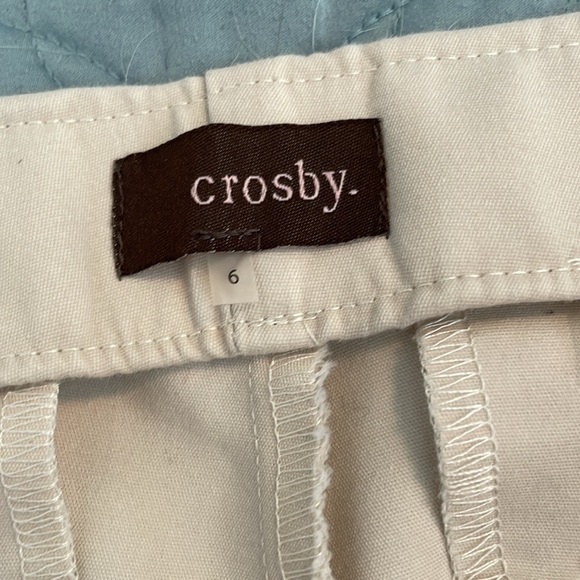 Crosby tan pull on pants size 6 - Picture 2 of 7